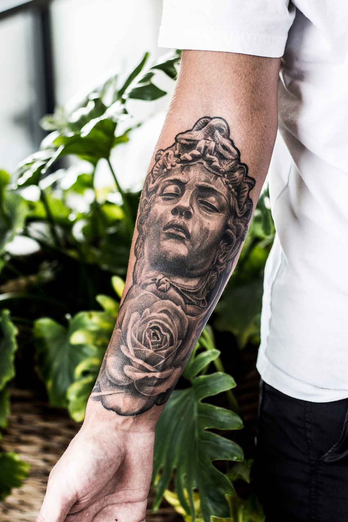 Medusa Tattoo Design for Forearm Sleeve
